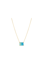 Load image into Gallery viewer, Blue Green Tourmaline Necklace