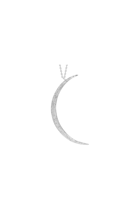 Crescent Moon Pendant Necklace