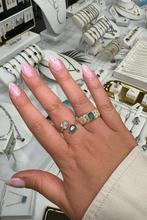 Load image into Gallery viewer, Paraiba Pave Chain Link Ring