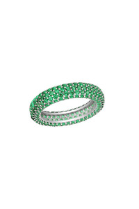 Stackable Pave Eternity Band